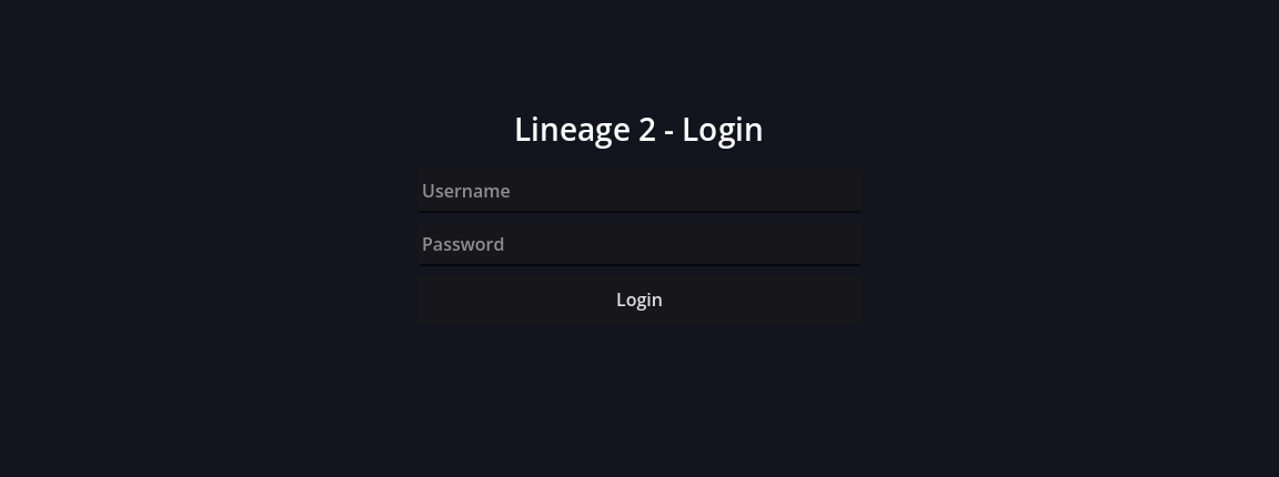 The little login screen in Godot